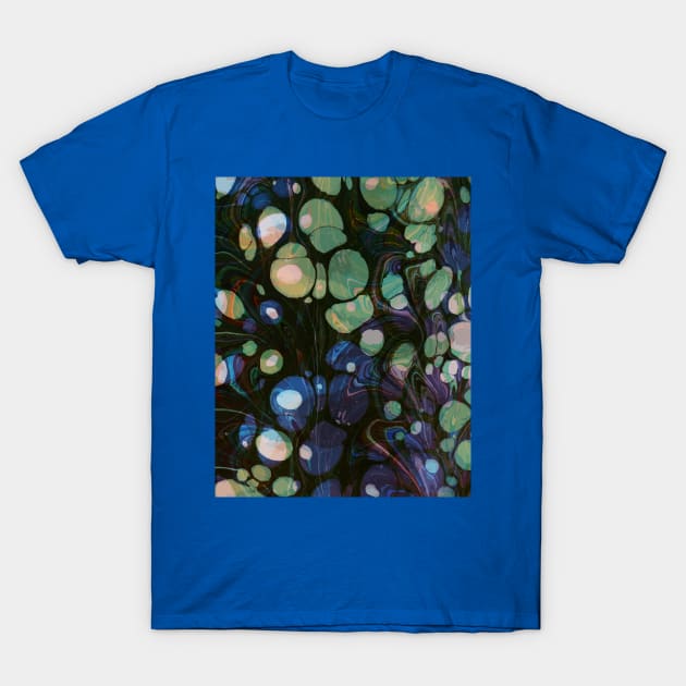 Abstract Marbling Pattern T-Shirt by StudioGrafiikka